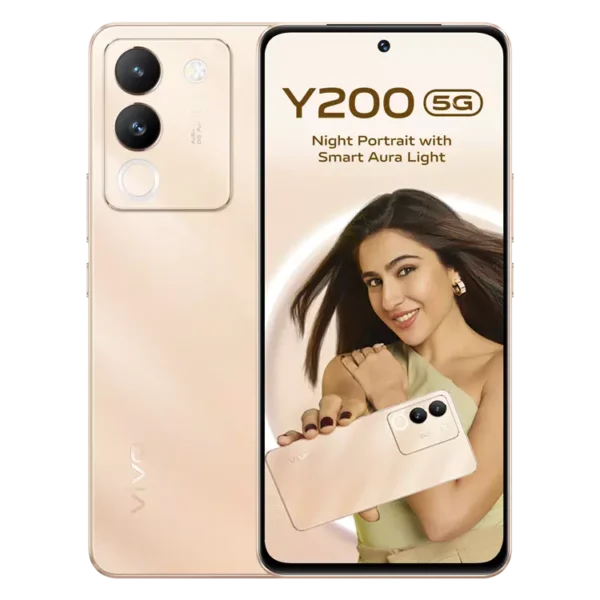 Vivo Y200 5G (Desert Gold, 8GB RAM, 128GB Storage)